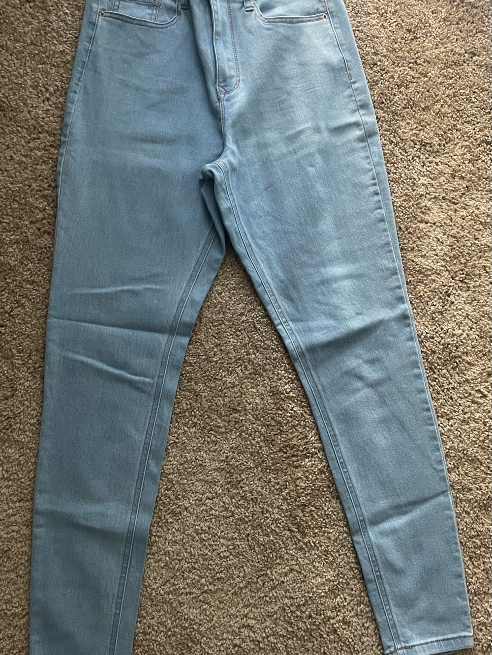 No Boundaries High Rise Skinny Jeans Light Wash Size 11 Stretch